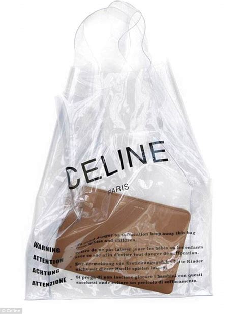 celine clear plastic bag|celine bag website.